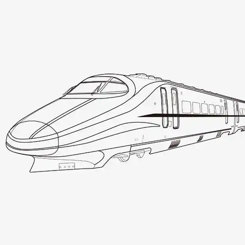 侧面简笔画高铁的画法画高铁最简单画法简笔画高铁的画法画高铁最简单