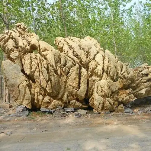 大块灵璧奇石渔沟镇自然原石景观石头大型园林石景观石流水庭院