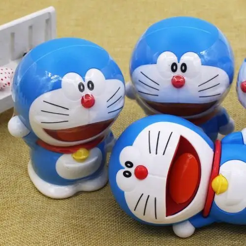 哆啦a梦造型罐口嚼糖牛奶糖玩具糖果零食机器猫大润谷哈q糖