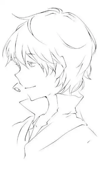 漫画男简笔画手绘 画帅气男生简笔画侧面 2019年男生帅气全身动漫简