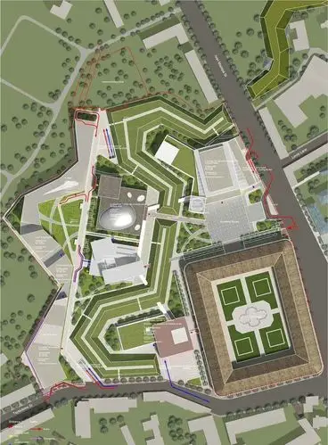 45张折线构图景观平面图