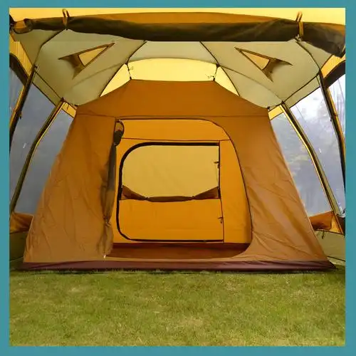 户外家庭套装防雨露营野外空间一厅234人二室露营