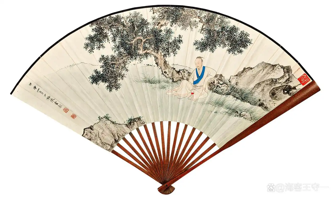 陈少梅北宗山水精美扇面篇