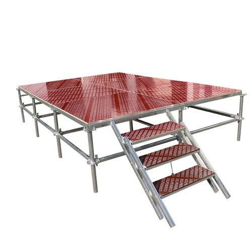 舞台架子折叠舞台婚庆活动舞台t台舞台板拼装钢铁雷亚架舞台桁架 定制