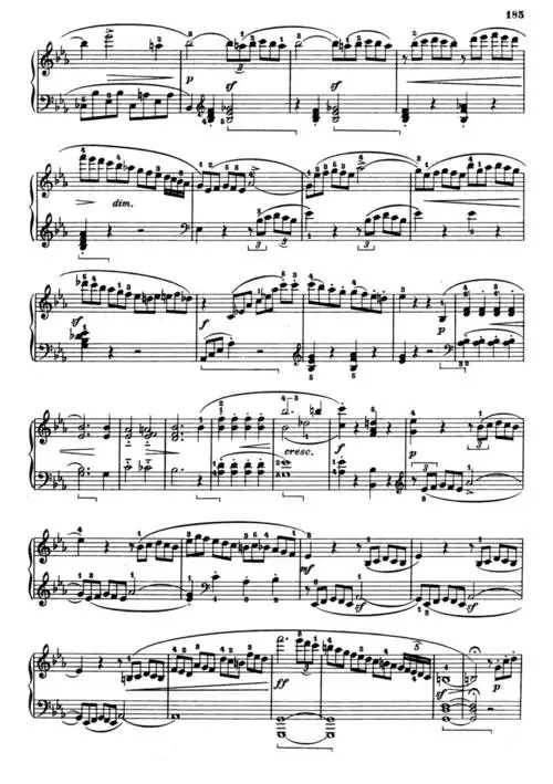 11033悲怆第三乐章钢琴谱贝多芬带指法pdf