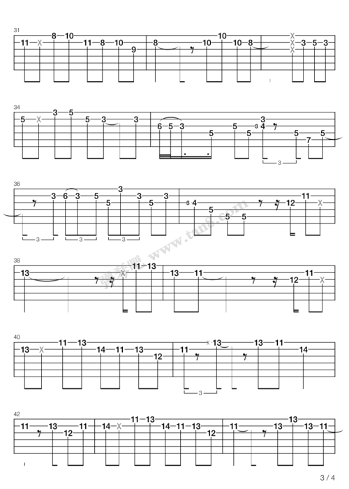 吉他谱 - say it again blues