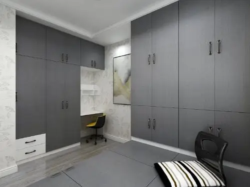 现代简约次卧定制衣柜