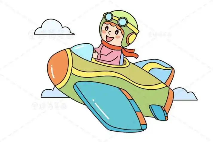 飞行员简笔画图解