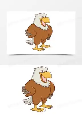卡通老鹰图片素材