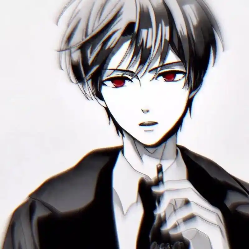 ins风个性黑白/动漫男生头像/渣男海王奶狗