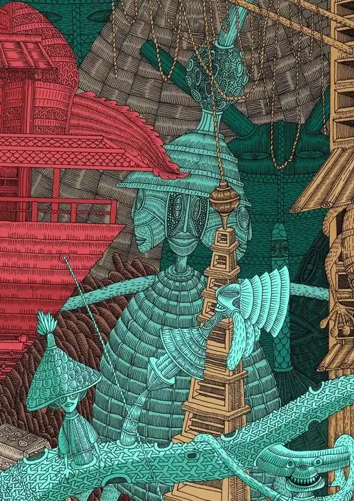 2018第十九届白金创意国际大学生平面设计大赛获奖作品插图设计