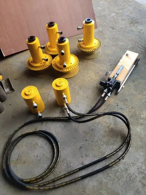 dyg50-100电动液压千斤顶的手动液压油泵的三点维修经验