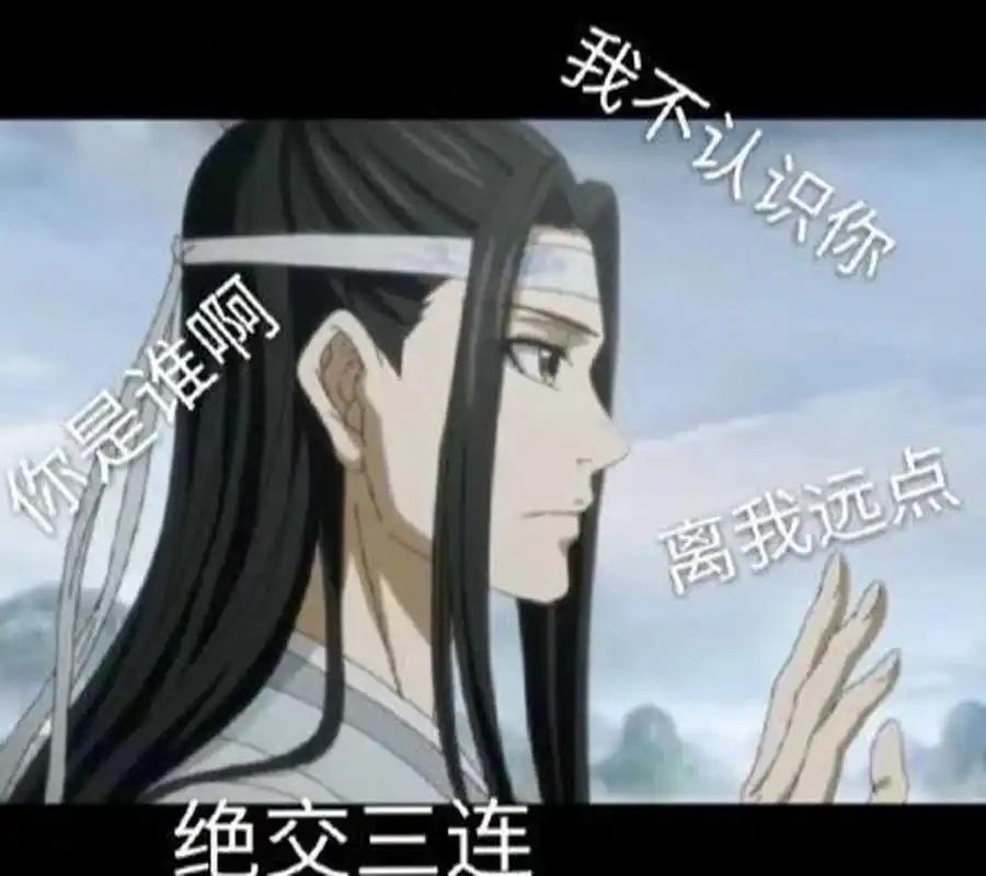 《魔道祖师》蓝忘机表情包