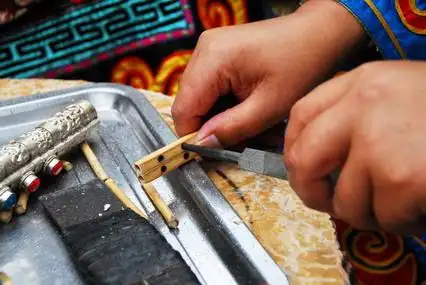 图文:揭秘羌笛的制作和演奏(奇特的鼓腮换气法)