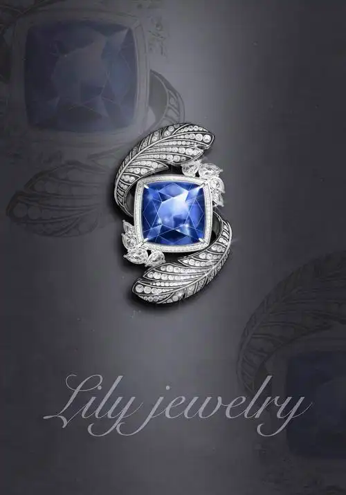 蓝宝戒指设计创作