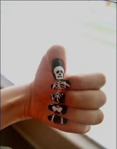骷髅指甲