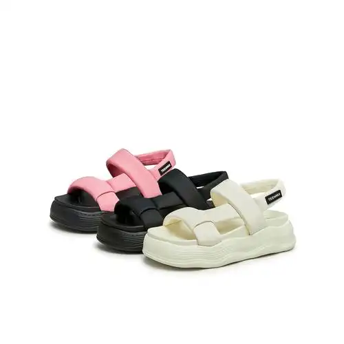 凉鞋天美意柔软厚底运动休闲女露沙滩2023夏新款新款时装凉鞋