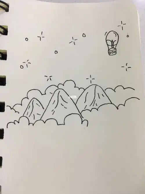 雾的简笔画雾的简笔画