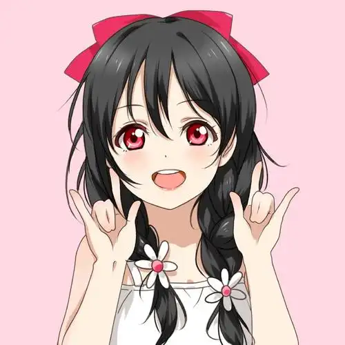 萌系动漫头像lovelive麻花辫双马尾少