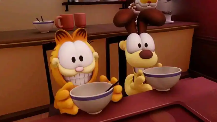 加菲猫:老姜找不到欧迪和加菲猫,接到电话,开车要去接他们