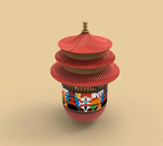 国潮风文创灯具设计