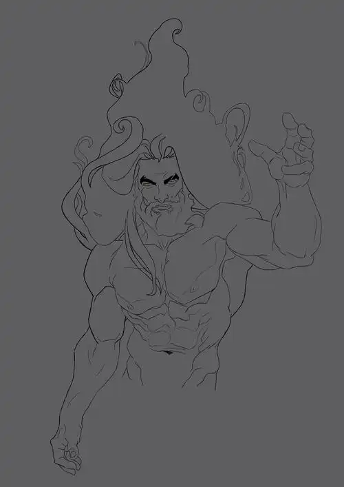 海神|插画|创作习作|maolan - 临摹作品 - 站酷 (zcool)