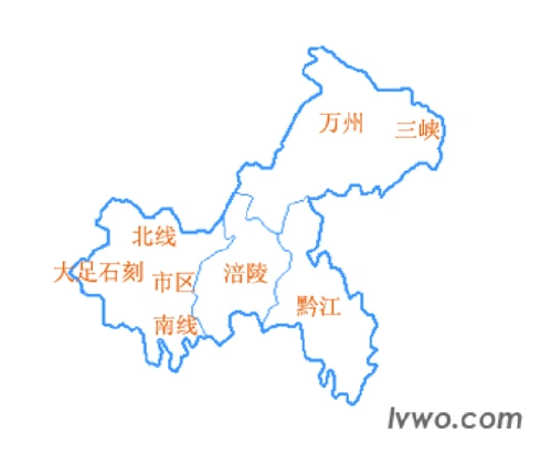 重庆市地图