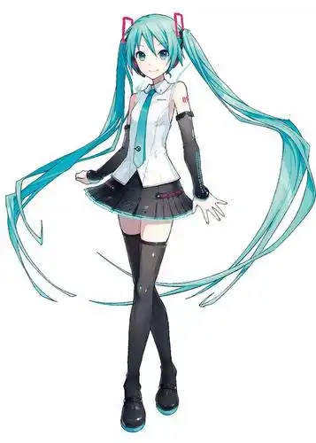 对于这个人物设计,我唯一想吐槽的是,为什么miku的头发少了这么多?