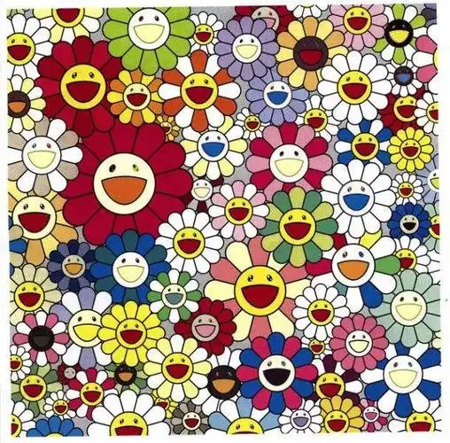 727. 1996   moma 村上隆创造出标志性的太阳花,风靡全球.