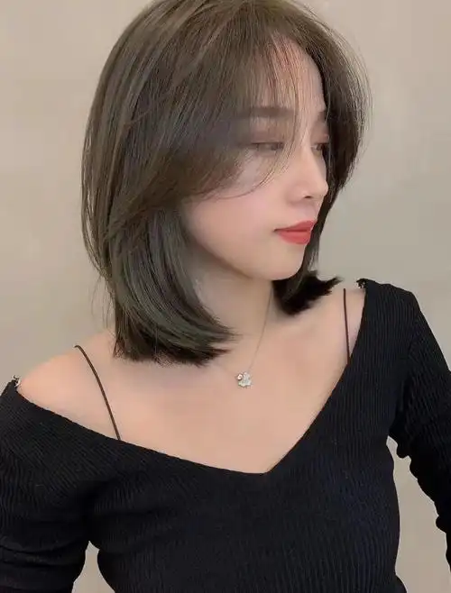 空气锁骨发温柔气质还修饰脸型