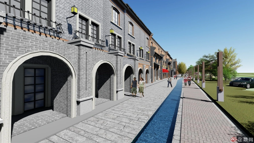 经典民国风立面改造项目-建筑设计工作室