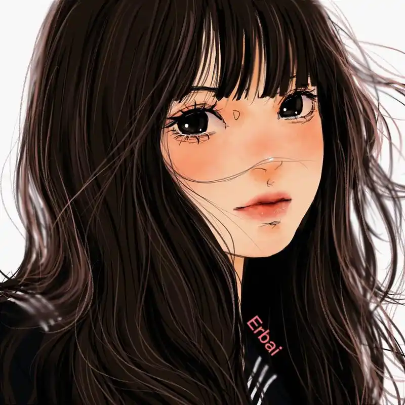 (女生头像)清新手绘图