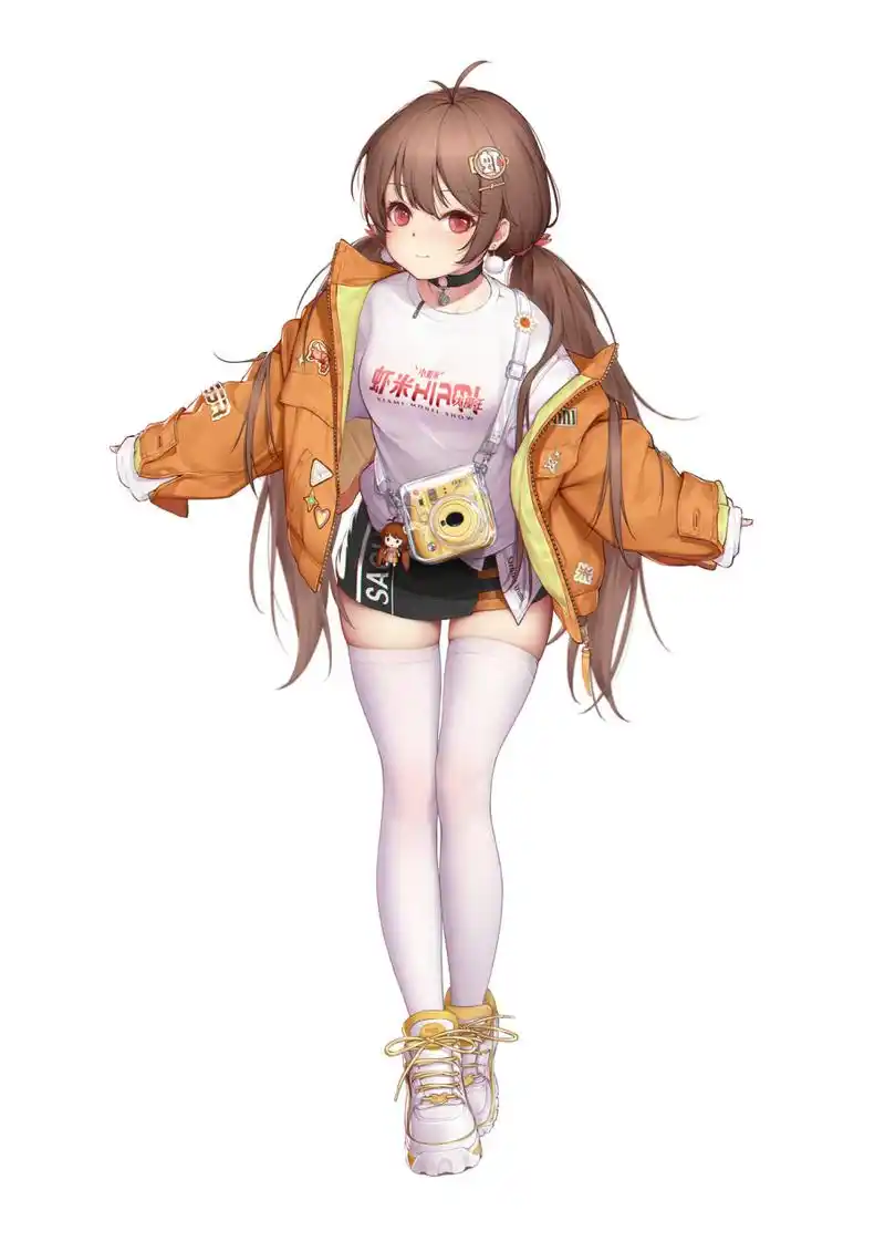 白丝过膝长袜和大腿袜的少女[舔屏][舔屏][舔屏] 画师:bigxixi#二次元