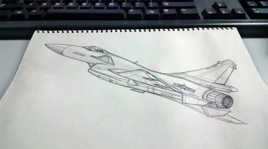 手绘歼十 vs f-16