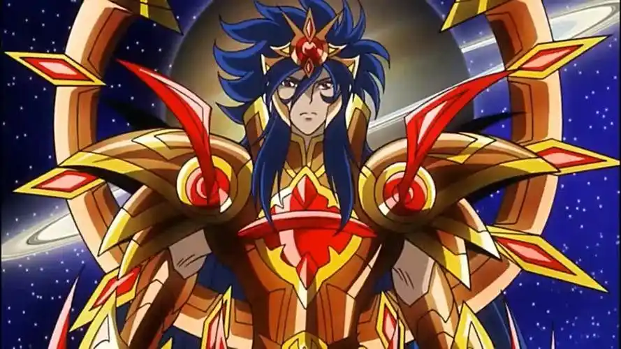 圣斗士飞入刻城两代天马座对决刻神萨图恩