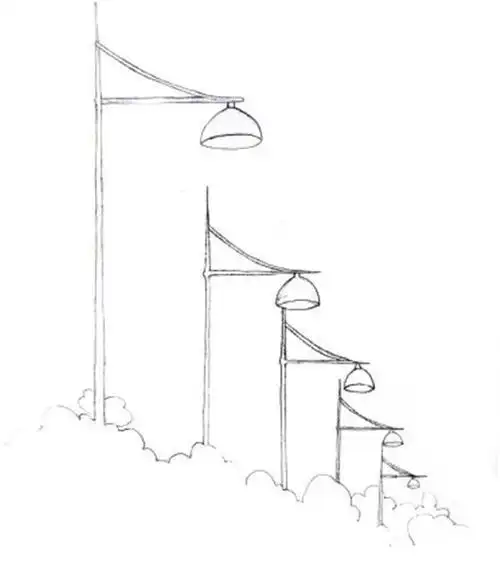 透视色彩幼儿简笔画