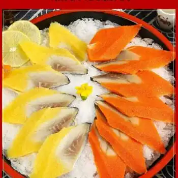 条希鲮鱼籽红黄两色可选即食刺身料理寿司鲱鱼籽西鲮鱼籽 黄色希鲮鱼