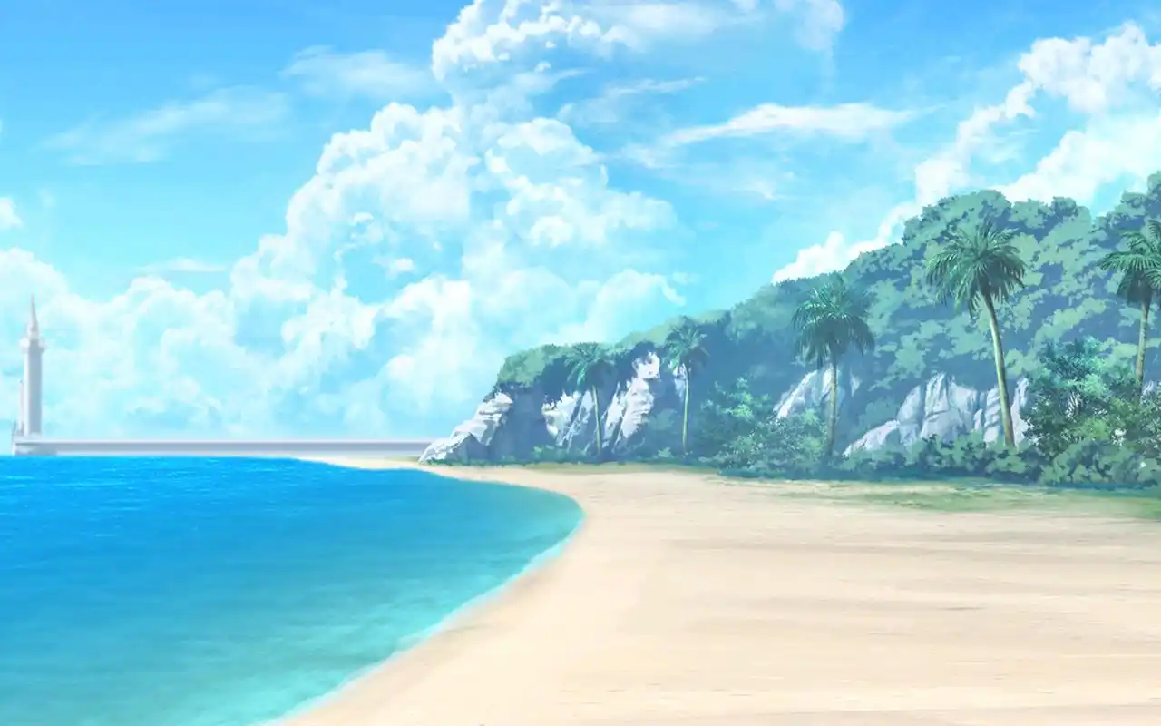 小清新唯美天空漫画桌面壁纸图片