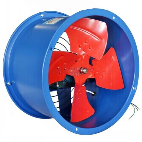 溥畔eg轴流通风机管道抽风机强力厨房排油烟圆筒风机九州风机定制 2.