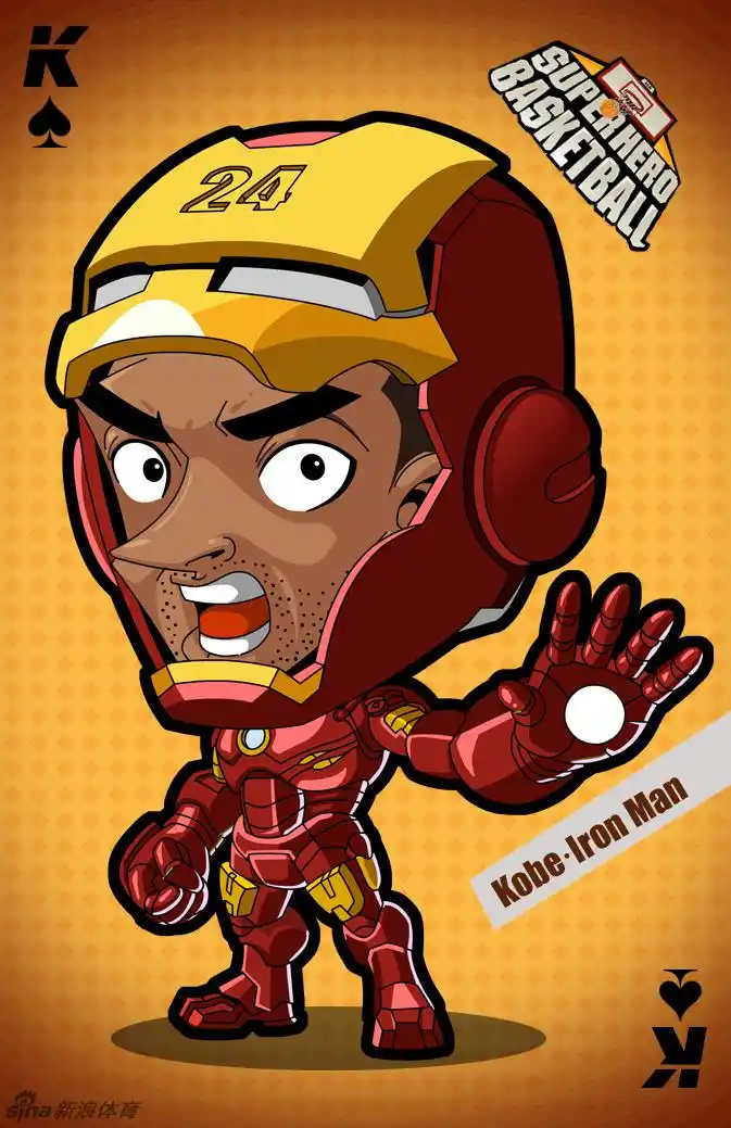 科比漫画致敬湖人王牌