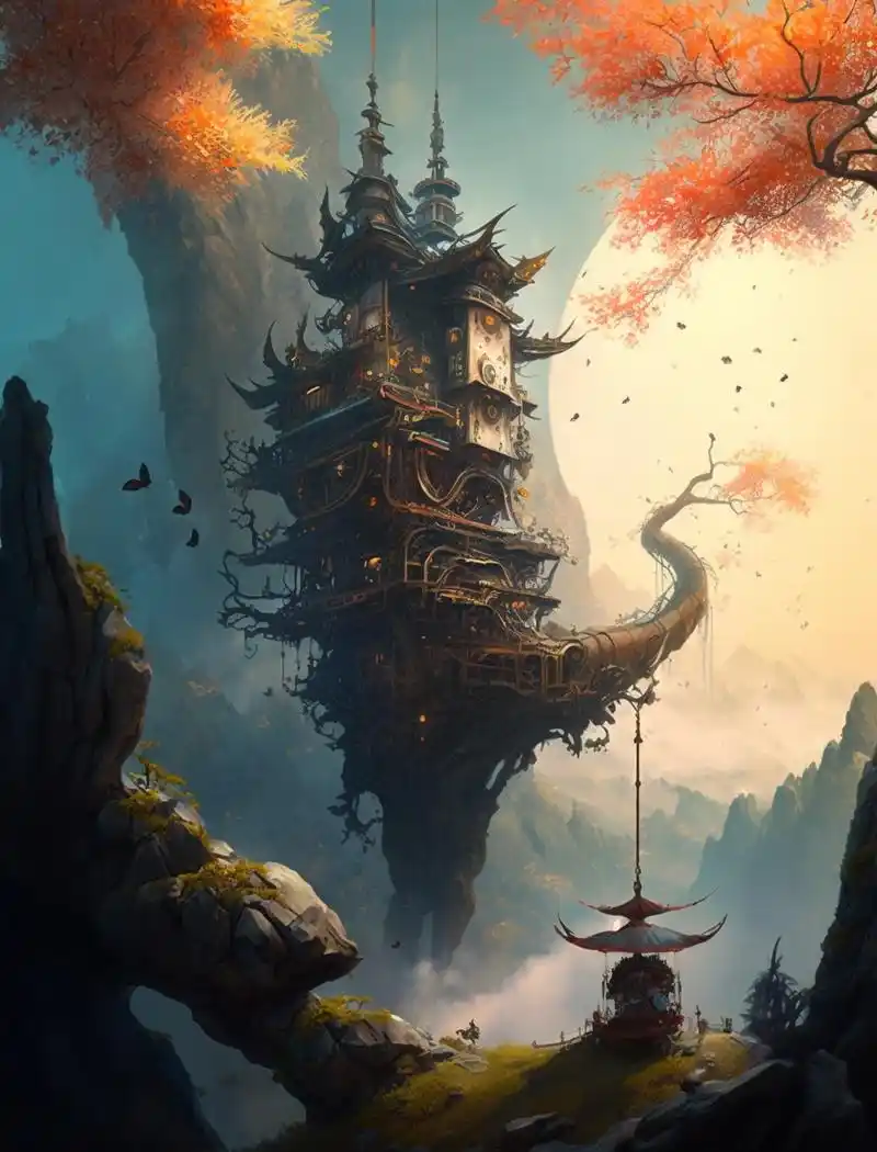 赛博中国风!古风不古,科幻不止!赛博国风,机械浪漫!