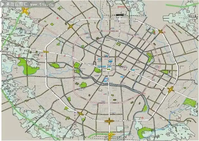 成都市地图模板