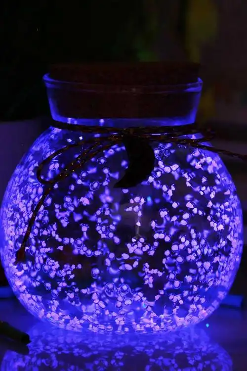 夜光星空瓶大号漂流玻璃瓶木塞免费刻字荧光diy许愿瓶储蓄罐