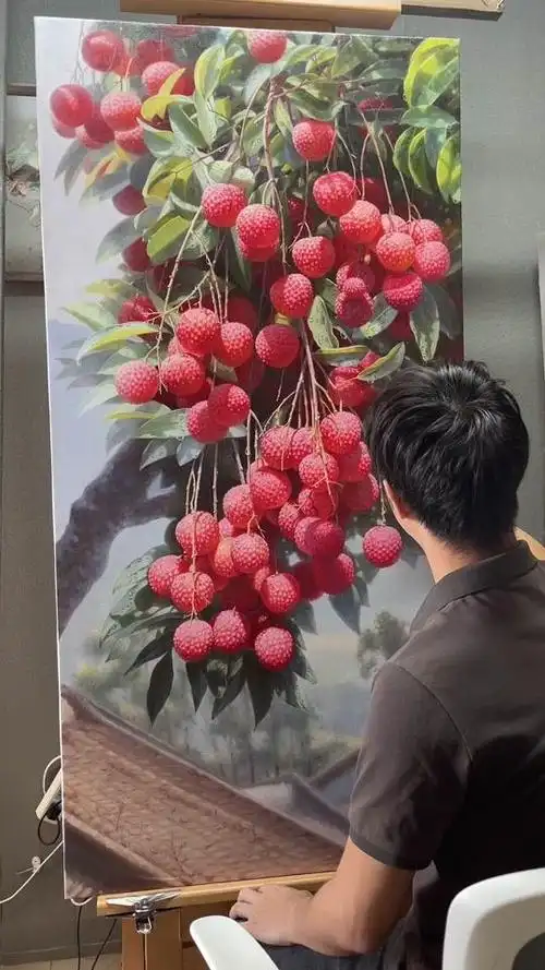 默艺郑炳章油画作品