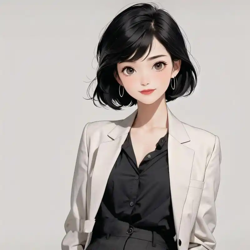 7815短发酷飒女生职业头像 宝子们,这波我是真的爱了