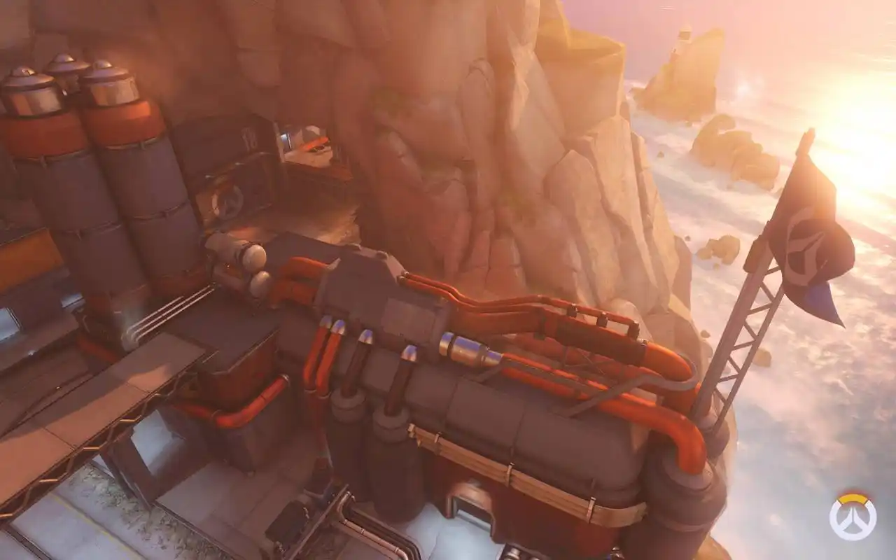 守望先锋直布罗陀监测站高清场景地图电脑桌面壁纸