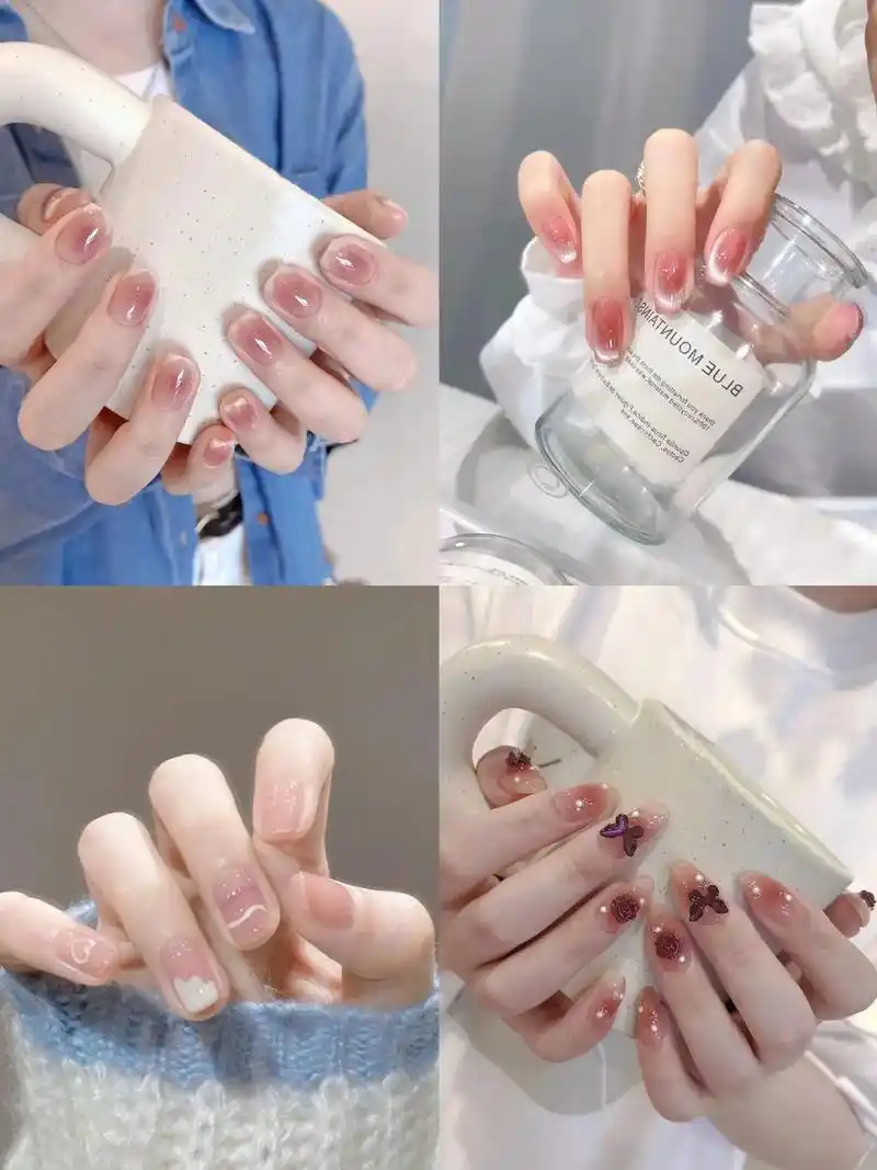 耐看又温柔,真的太高级了真的想焊在手上#美甲 #抖音网红美甲