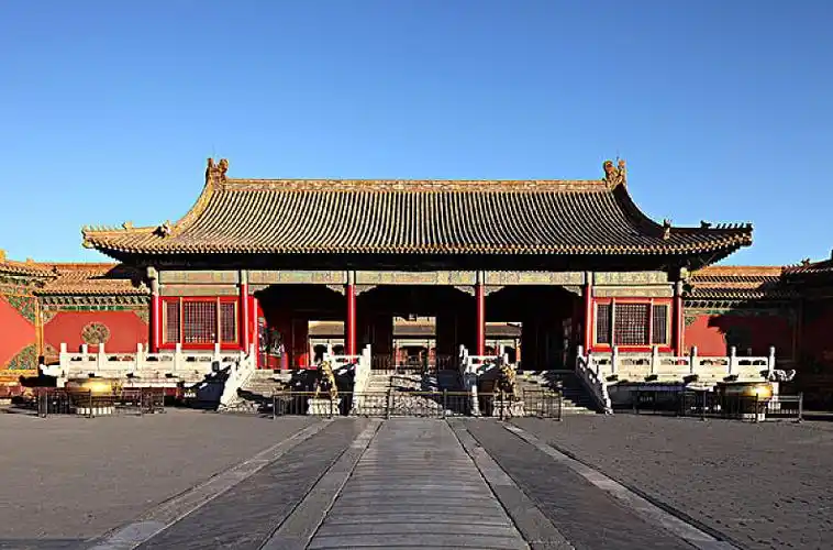 故宫乾清门图片_故宫乾清门高清图片_全景视觉