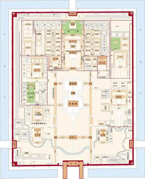 明代紫禁城,不过不大清楚,请见谅