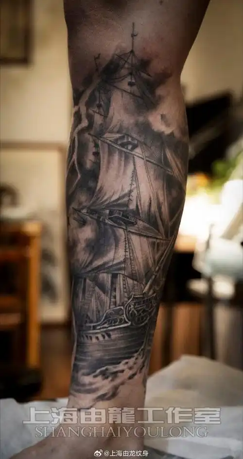 小腿纹身##包小腿纹身